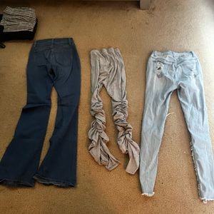 Cheap jeans! All for one price!